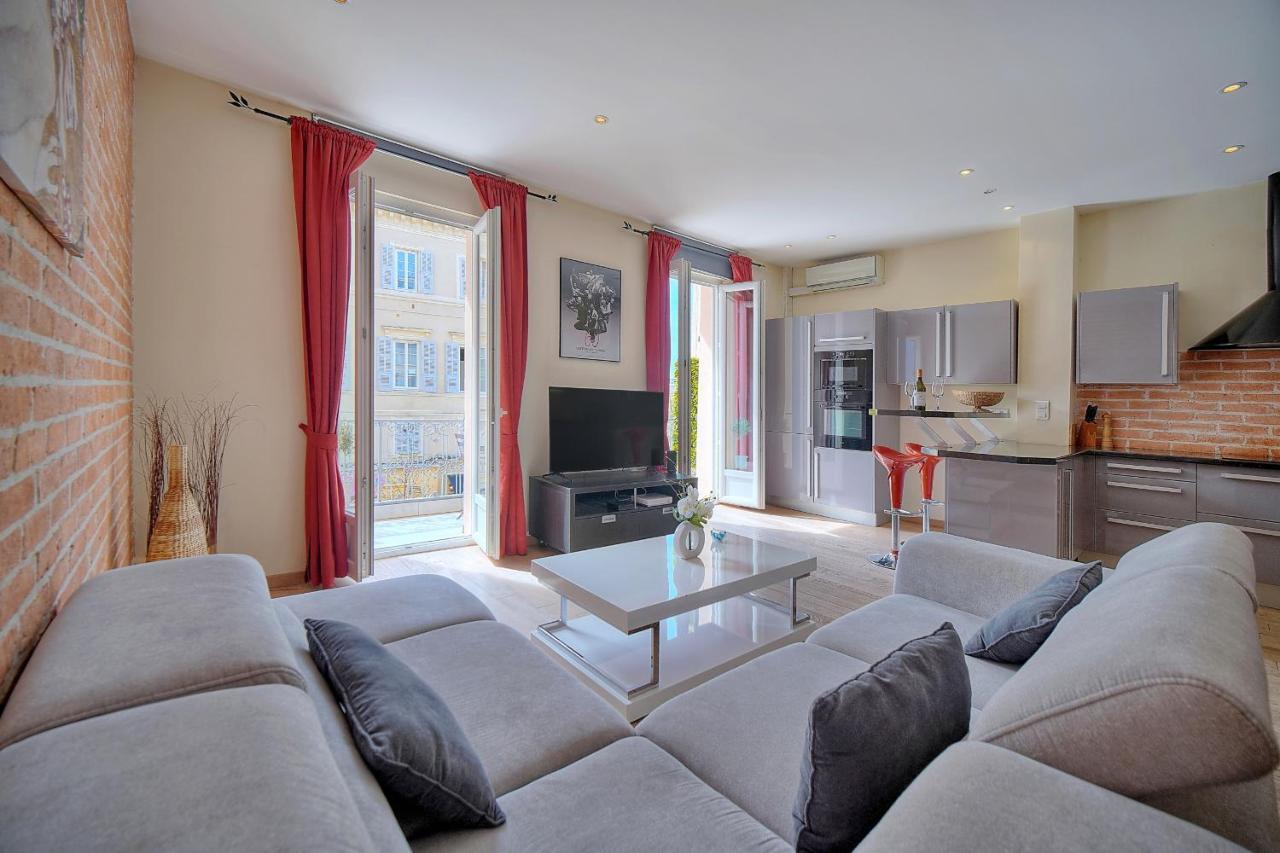 Moderne 3 Pieces Idealement Situe Centre De Cannes L! A2B22 Exterior foto