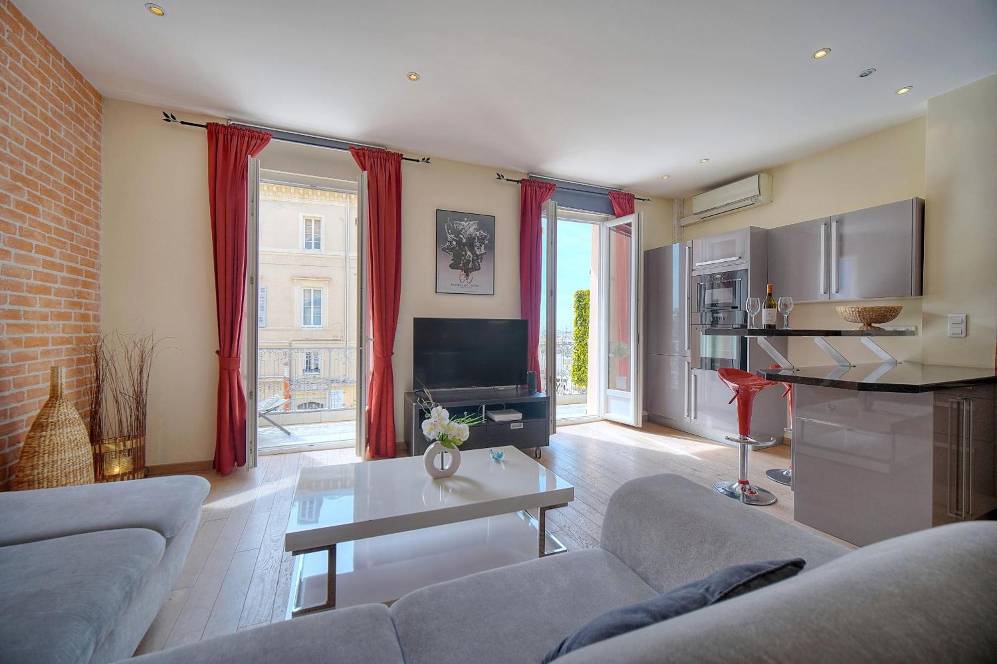 Moderne 3 Pieces Idealement Situe Centre De Cannes L! A2B22 Exterior foto